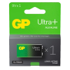 GP Ultra+ G-Tech 9V / 6LR61 / E-Block Alkaline Batterij 1 stuk  AGP00304