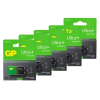 GP Ultra+ G-Tech 9V / 6LR61 / E-Block Alkaline Batterij 5 stuks