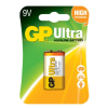 GP Ultra 9V / 6LR61 / E-Block Alkaline Batterij 1 stuk  AGP00262