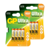 GP Ultra AAA / MN2400 / LR03 Alkaline Batterij 8 stuks
