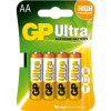 GP Ultra AA / MN1500 / LR06 Alkaline Batterij 4 stuks  AGP00095 - 1