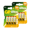 GP Ultra AA / MN1500 / LR06 Alkaline Batterij 8 stuks