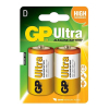 GP Ultra LR20 / D Alkaline Batterij 2 stuks  AGP00072