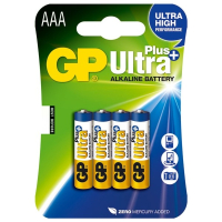 GP Ultra Plus AAA / MN2400 / LR03 Alkaline Batterij (4 stuks)  215000