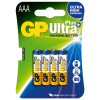GP Ultra Plus AAA / MN2400 / LR03 Alkaline Batterij (4 stuks)