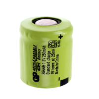 GP oplaadbare 1/3 AA / 25AAH batterij 1 stuk (1.2V, 250 mAh, Ni-Mh) AGP00399