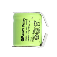 GP oplaadbare 1/3 AA / 25AAH batterij 1 stuk met U-Tag (1.2V, 250 mAh, Ni-Mh) AGP00403