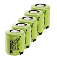 GP oplaadbare 1/3 AA / 25AAH batterij 5 stuks (1.2V, 250 mAh, Ni-Mh) AGP00401