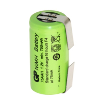 GP oplaadbare 2/3AA / 75AAH LFU batterij 1 stuk met U-Tag (1.2 V, 750 mAh, Ni-Mh) AGP00380