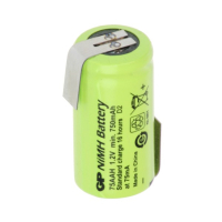 GP oplaadbare 2/3AA / 75AAH LFZ batterij 1 stuk met Z-Tag (1.2 V, 750 mAh, Ni-Mh) AGP00384