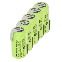 GP oplaadbare 2/3AA / 75AAH LFZ batterijen 5 stuks met Z-Tag (1.2 V, 750 mAh, Ni-Mh) AGP00386