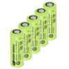 GP oplaadbare 2/3 AAA / 40AAAM batterijen 5 stuks (1.2V, 400 mAh, Ni-Mh)