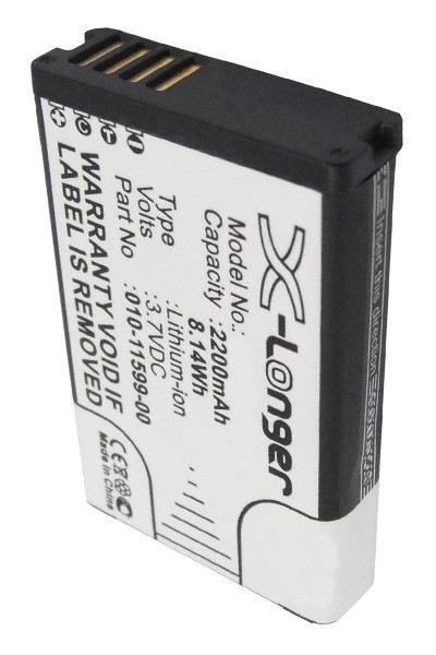 Garmin 010-11599-00 / 010-11654-03 accu (3.7 V, 2200 mAh, 123accu huismerk)  AGA00162 - 1