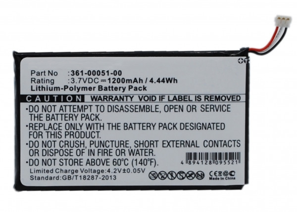 Garmin 361-00051-00 accu (1200 mAh, 123accu huismerk)  AGA00164 - 1