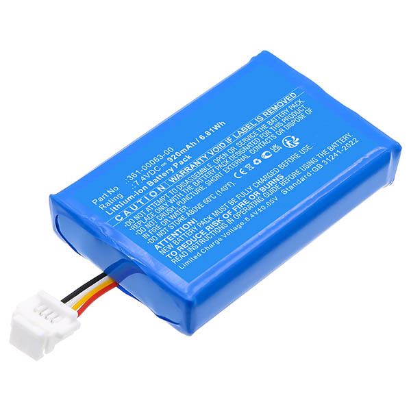 Garmin 361-00063-00 / 361-00063-04 accu (7.4 V, 920 mAh, 123accu huismerk) AGA00838 - 2