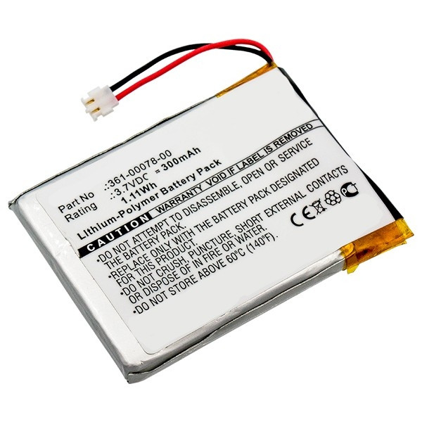 Garmin 361-00078-00 accu (3.7 V, 300 mAh, 123accu huismerk) AGA00255 - 1