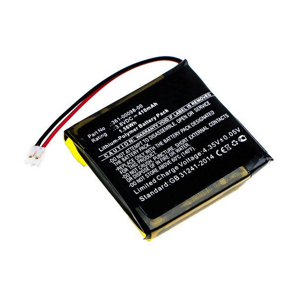 Garmin 361-00097-00 / 361-00098-00 accu (3.8 V, 410 mAh, 123accu huismerk)  AGA00298 - 1