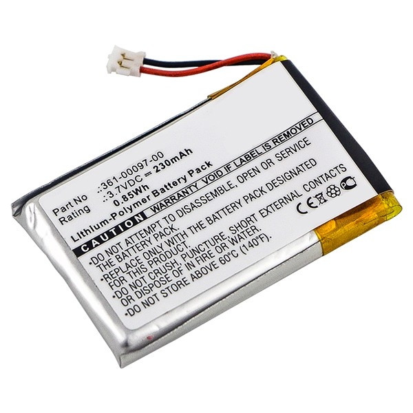 Garmin 361-00097-00 accu (3.7 V, 230 mAh, 123accu huismerk)  AGA00257 - 1