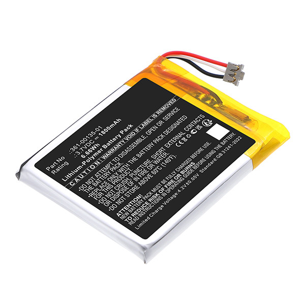 Garmin 361-00135-01 accu (3.7 V, 1800 mAh, 123accu huismerk) AGA00834 - 1