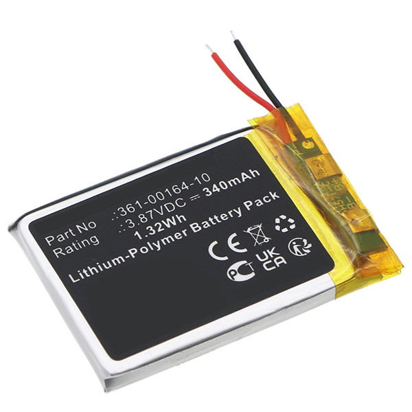 Garmin 361-00136-10 / 361-00164-00 accu (3.87 V, 340 mAh, 123accu huismerk)  AGA00357 - 1