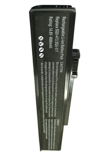 Gateway SQU-412 / SQU-413 / SQU-415 accu (14.8 V, 4400 mAh, 123accu huismerk)  AGA00212 - 1