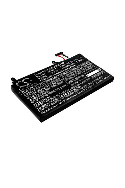 Gigabyte GNS-160 / GNS-I60 accu (11.1 V, 6600 mAh, 123accu huismerk)  AGI00125 - 1