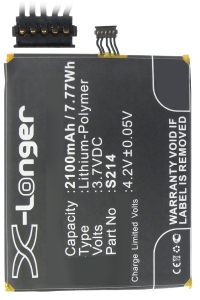 Gionee S214 accu (2100 mAh, 123accu huismerk)  AGI00059