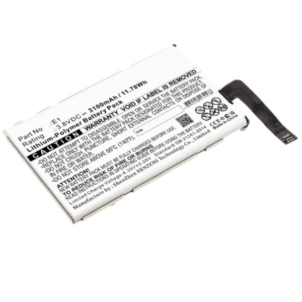 GlocalMe E1 accu (3.8 V, 3100 mAh, 123accu huismerk)  AGL00017 - 1