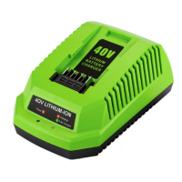 GreenWorks G40C / G40UC / G-MAX 40V oplader (40 V, 2A, 123accu huismerk)  AGR00128