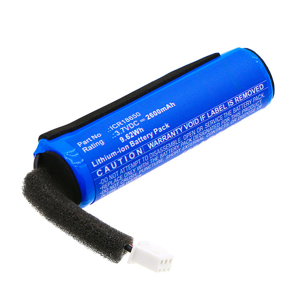 Groove onn ICR18650 accu (3.7 V, 2600 mAh, 123accu huismerk)  AGR00206 - 1