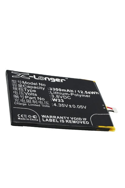 HONPhone W33 accu (3300 mAh, 123accu huismerk)  AHO00043 - 1