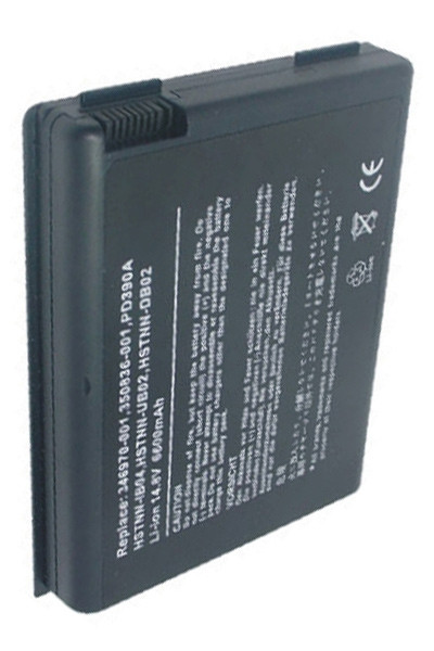 HP 346970-001 / 346971-001 accu (14.8 V, 6600 mAh, 123accu huismerk)  AHP00118 - 1