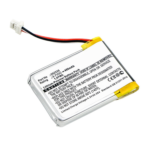 HP 582535 / (1ICP6/26/36) accu (450 mAh, 123accu huismerk)  AHP00599 - 1