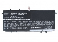 HP A2304XL / 738075-421 / 738392-005 accu (7.5 V, 6750 mAh, 123accu huismerk)  AHP00275