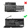 HP PG03XL / L48495-005 / HSTNN-DB9G accu (11.55 V, 4150 mAh, 123accu huismerk)  AHP00811 - 4