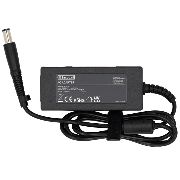 HP adapter (19.5 V, 2.31 A, 45 W, 123accu huismerk) ADR00216 - 2