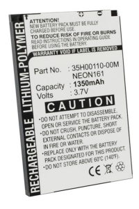 HTC 35H00110-00M / NEON161 accu (1350 mAh, 123accu huismerk)  AHT00127