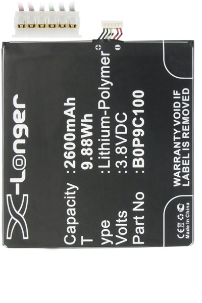 HTC B0P9C100 / 35H00220-01M accu (2600 mAh, 123accu huismerk)  AHT00249 - 1