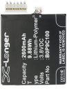 HTC B0P9C100 / 35H00220-01M accu (2600 mAh, 123accu huismerk) AHT00249 - 1