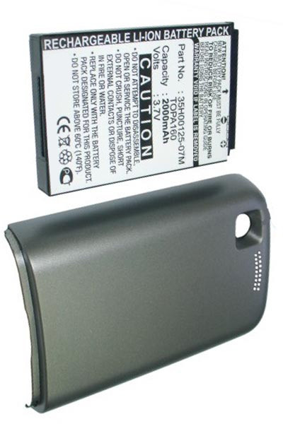 HTC BA S360 / 35H00125-07M / TOPA160 accu (2000 mAh, 123accu huismerk)  AHT00220 - 1