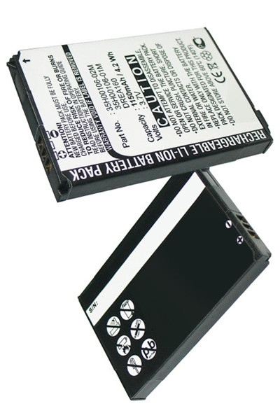 HTC BA S370 / DREA160 / 35H00106-02M accu (1150 mAh, 123accu huismerk)  AHT00122 - 1