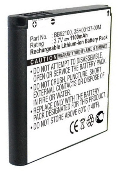 HTC BA S430 / 35H00137-00M / BB92100 accu (1100 mAh, 123accu huismerk)  AHT00175 - 1