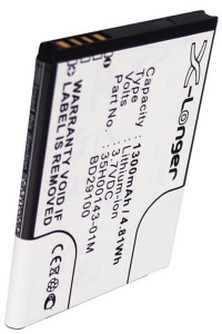 HTC BA S540 / BD29100 / 35H00154-01M accu (1300 mAh, 123accu huismerk)  AHT00133