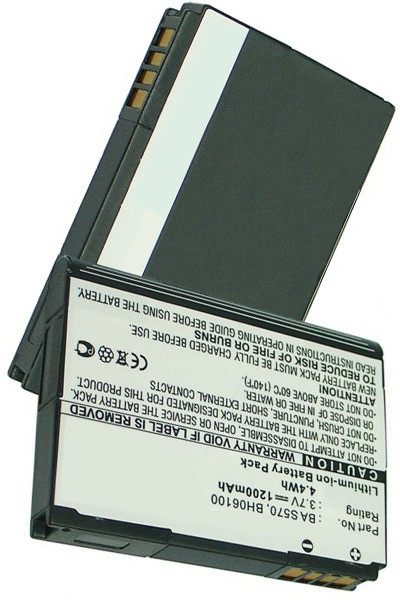 HTC BA S570 / 35H00156-00M / BH06100 accu (1200 mAh, 123accu huismerk)  AHT00218 - 1