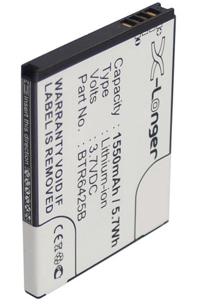 HTC BTR6425B / 35H00168-03M / BTR6425 accu (1550 mAh, 123accu huismerk)  AHT00229 - 1