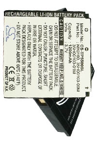 HTC NIKI160 / 35H00103-01M / 35H00103-00M accu (1200 mAh, 123accu huismerk)  AHT00058