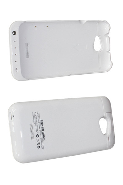 HTC ONEX extern accu pack wit (2200 mAh, 123accu huismerk)  AHT00213 - 1