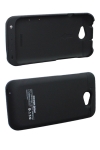 HTC ONEX extern accu pack zwart (2200 mAh, 123accu huismerk)