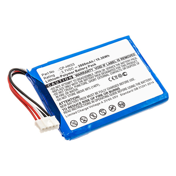 Harman Kardon CP-HK03 accu (3.7 V, 2800 mAh, 123accu huismerk)  AHA00057 - 1