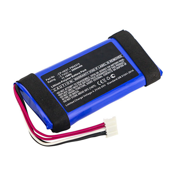 Harman Kardon CP-HK07 / P954374 accu (3.7 V, 3000 mAh, 123accu huismerk)  AHA00059 - 1